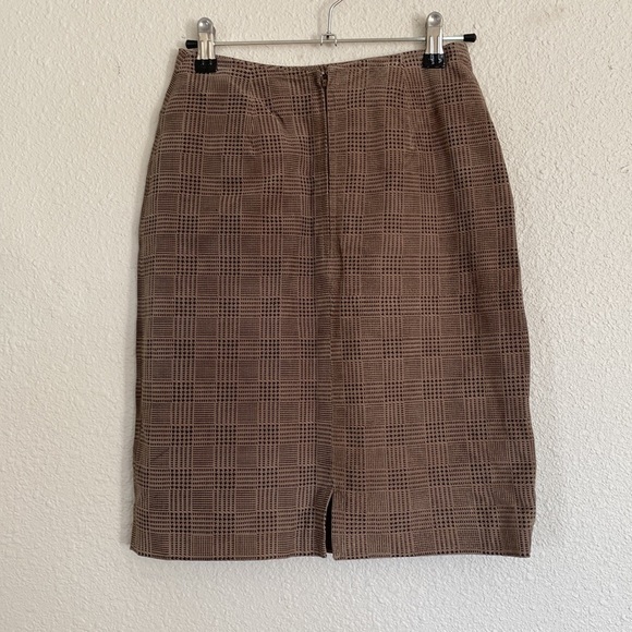 90s suede mini skirt abstract - Picture 2 of 6